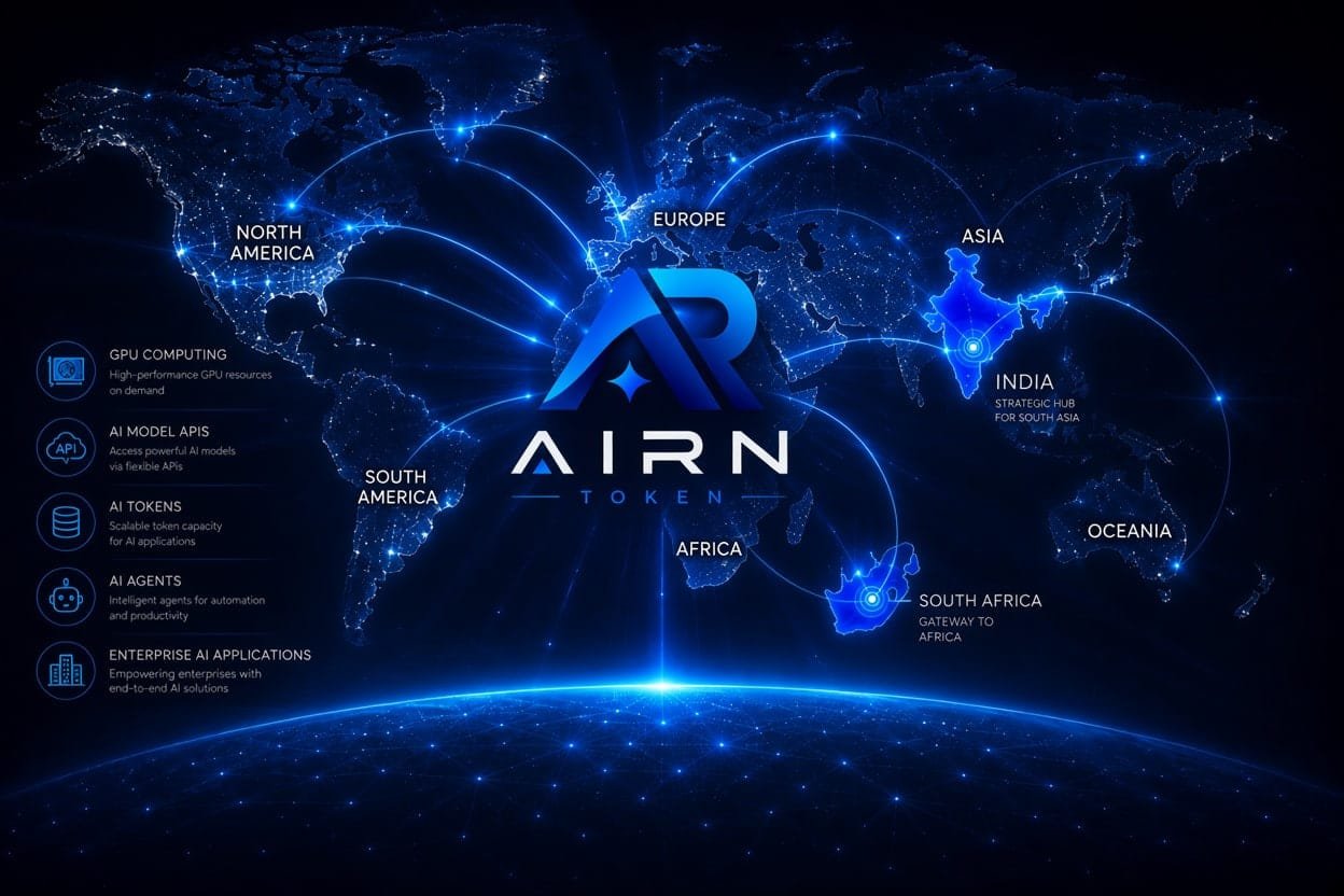 AIRN Accelerates Global AI Resource Infrastructure Expansion, with India and South Africa Emerging as Key Markets AIRN Accelerates Global AI Resource Infrastructure Expansion, with India and South Africa Emerging as Key Markets